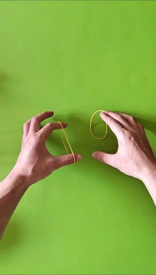 魔术教学#经典皮筋魔术,详细教程