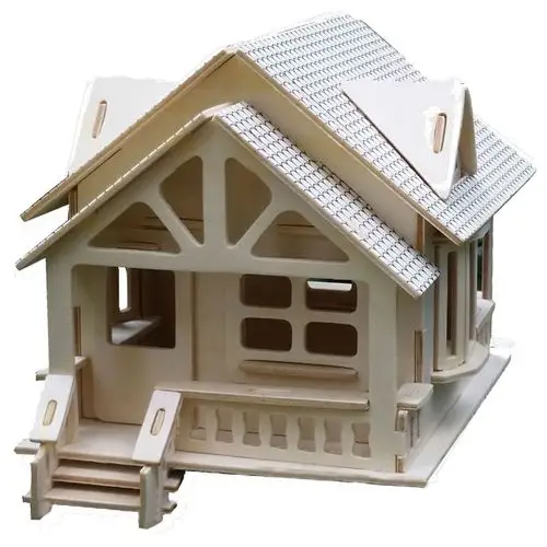 木质拼装模型建筑diy小屋成人玩具学生手工简单木制立体拼图木屋