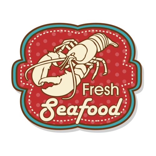 ai格式 餐饮小龙虾徽章logo