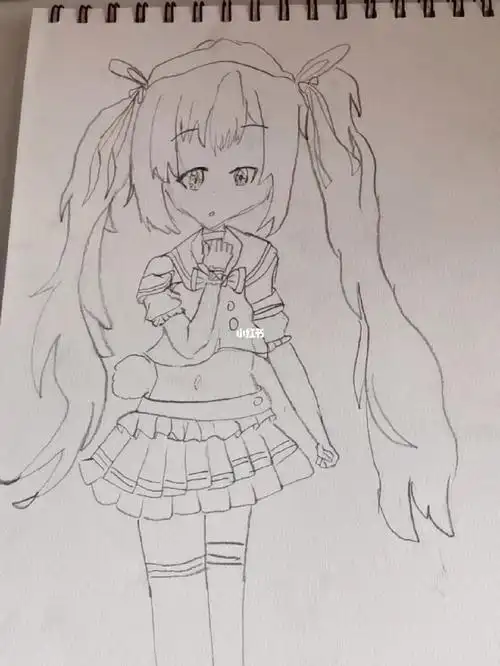 小学生画的的动漫