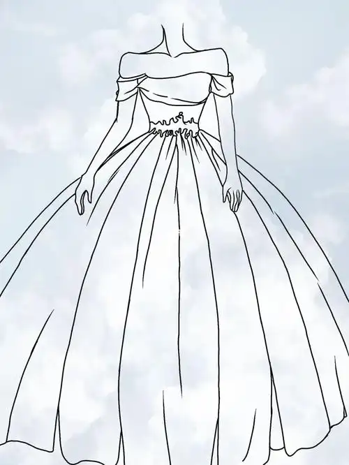 笔记灵感  #procreate绘画  #ipad绘画  #服装设计  #服装设计手绘