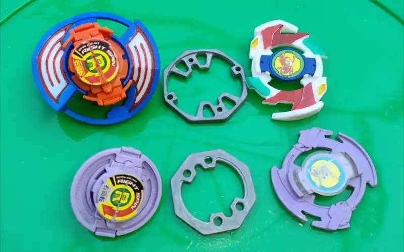 【预告】经典旧世代爆旋陀螺创新设计红莲朱雀配件喷涂