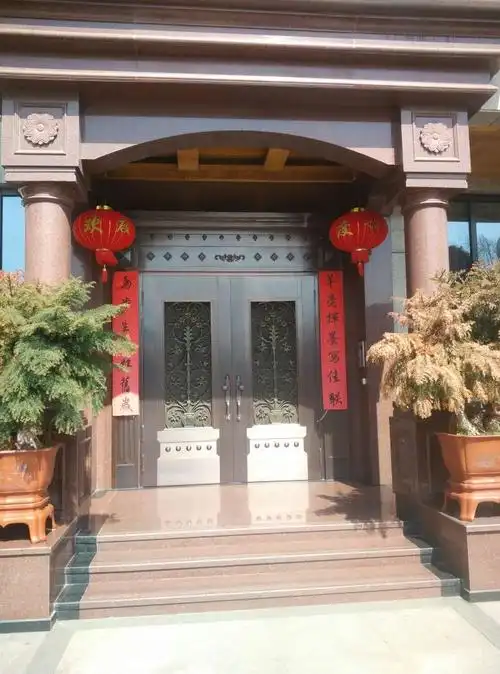 花岗岩外墙门斗案例