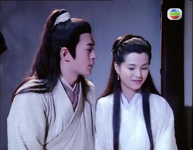 李若彤小龙女少女心又呆萌她看杨过的眼神难道不是真的相爱的吗