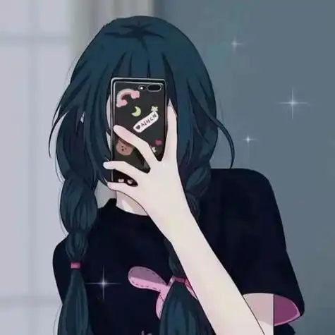 卡通人物遮脸头像女生头像 卡通头像图片大全 -【爱个性】