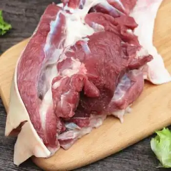 京鲜配送新鲜现杀带皮羊肉新鲜山羊肉带皮无骨羊肉剔骨农家放养210斤