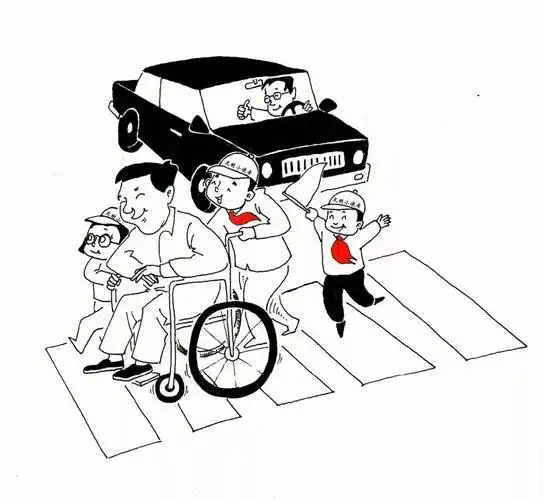 创建全国文明城市系列漫画 | 文明在脚下-《前方"绿色"通行》