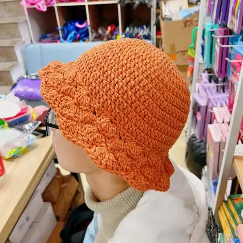 花边渔夫帽编织图解