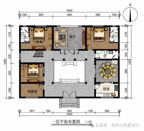 王者风范25款中式四合院,古色古香清幽雅致 藏尽东方对称之魂
