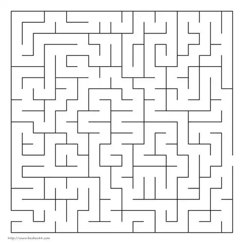 迷宫图片(中等难度)