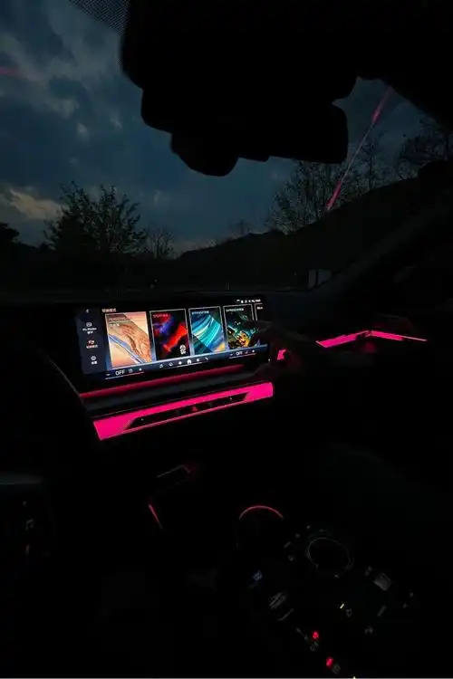 一张图证明新五系的夜间氛围感_宝马5系社区_易车社区