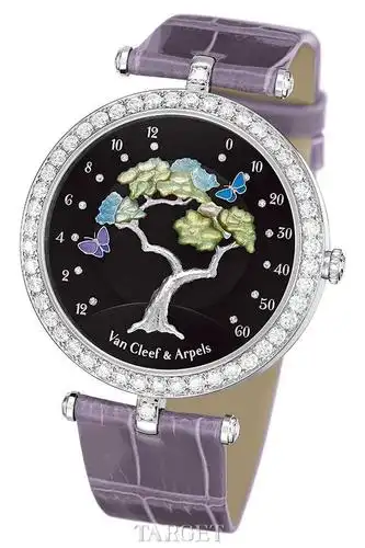 翅膀上的时间梵克雅宝蝴蝶腕表