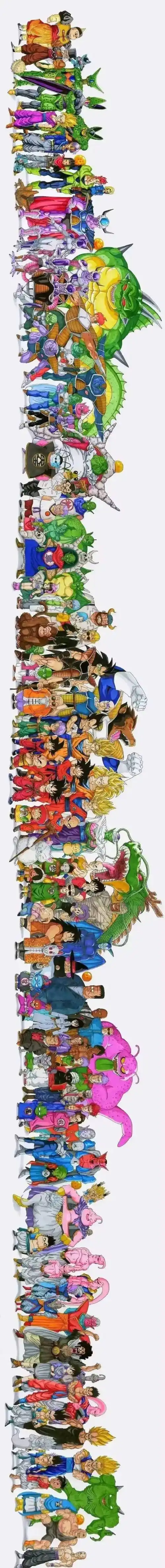 龙珠全家福,认识100个算你赢!_漫画_女生_情侣