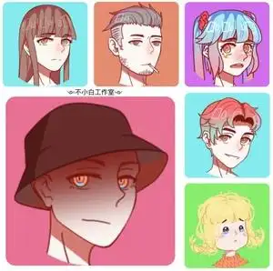 soul怀旧头像/soul原始头像/soul渔夫帽/不小白工作室