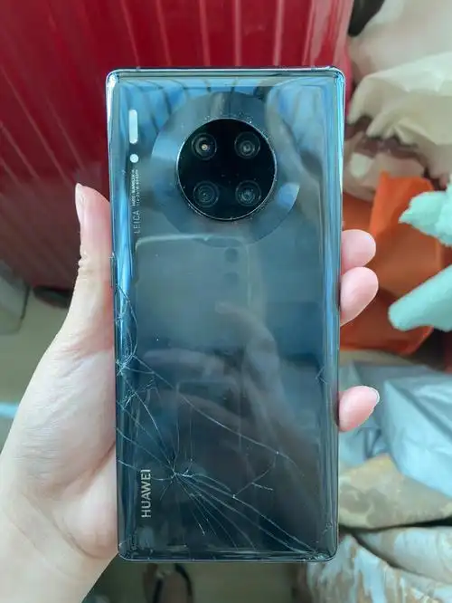 华为mate30pro   5g版 256g 电池9186%原机青山黛 换过原装总屏幕后