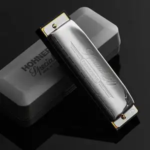 和莱gm调和来口琴正品24孔复音口琴专业演奏高级高端口琴2021