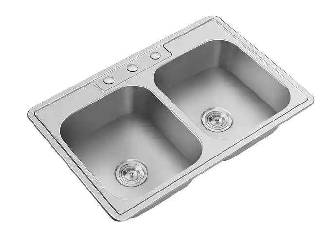 不锈钢水槽圆角单槽台上盆