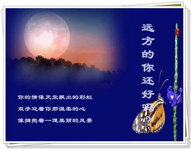 【引用】远方的你还好吗?【情感图文】