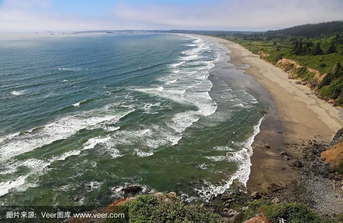 月牙湾海滩全景