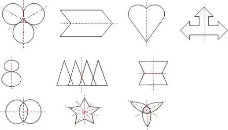 轴对称图形简笔画画