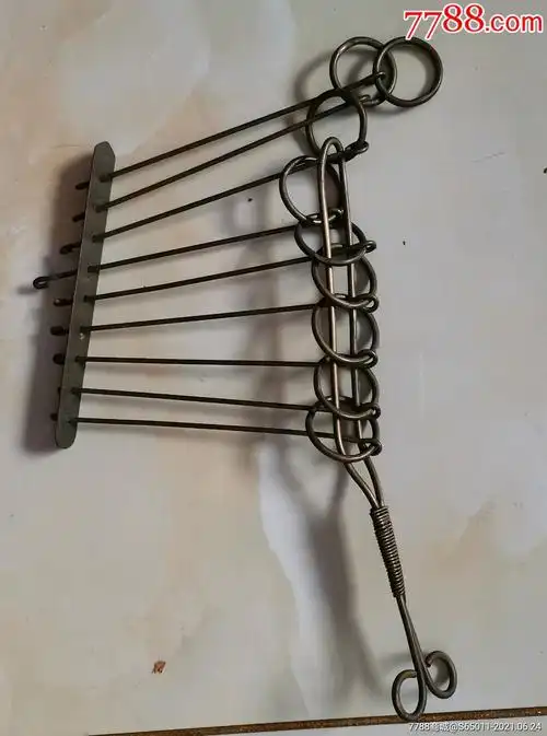 老玩具九连环【铜制】