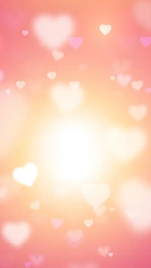 情人节唯美爱心背景h5背景素材