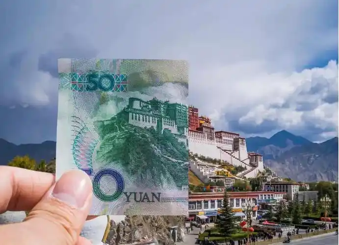 50元以西藏布达拉宫为背景图