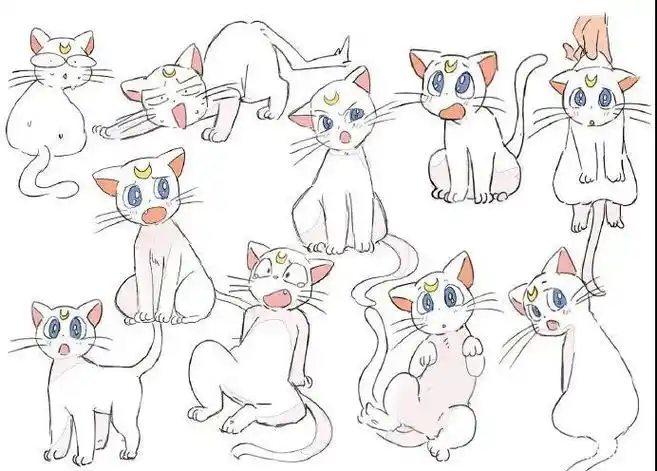 「绘画素材」经典动漫人物"超可爱表情"参考,画出个性角色