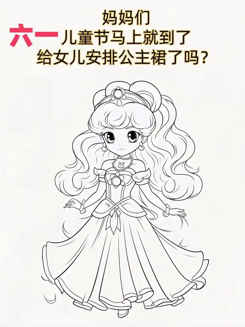美美的妈妈们~还有几天就是六一儿童节啦!女童公主裙来咯