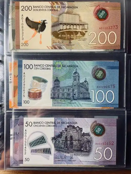 尼加拉瓜带你看世界纸币关注持续更新
