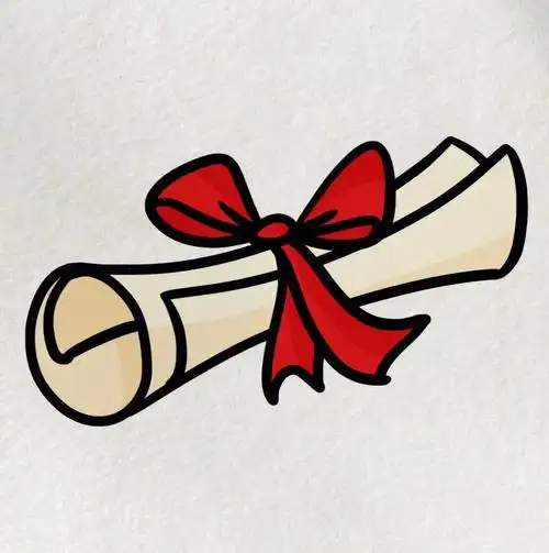 一个卷轴简笔画步骤