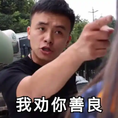 我劝你善良善良表情