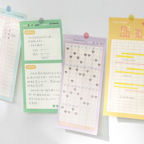 学霸能量记事便利贴学生用标记小便条便笺改错清单日程计划n次贴