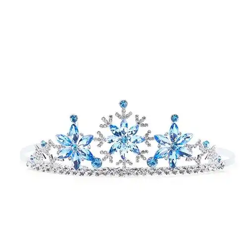 冰雪奇缘儿童发饰女童发箍冰雪公主仙气可爱皇冠头饰艾莎女孩王冠