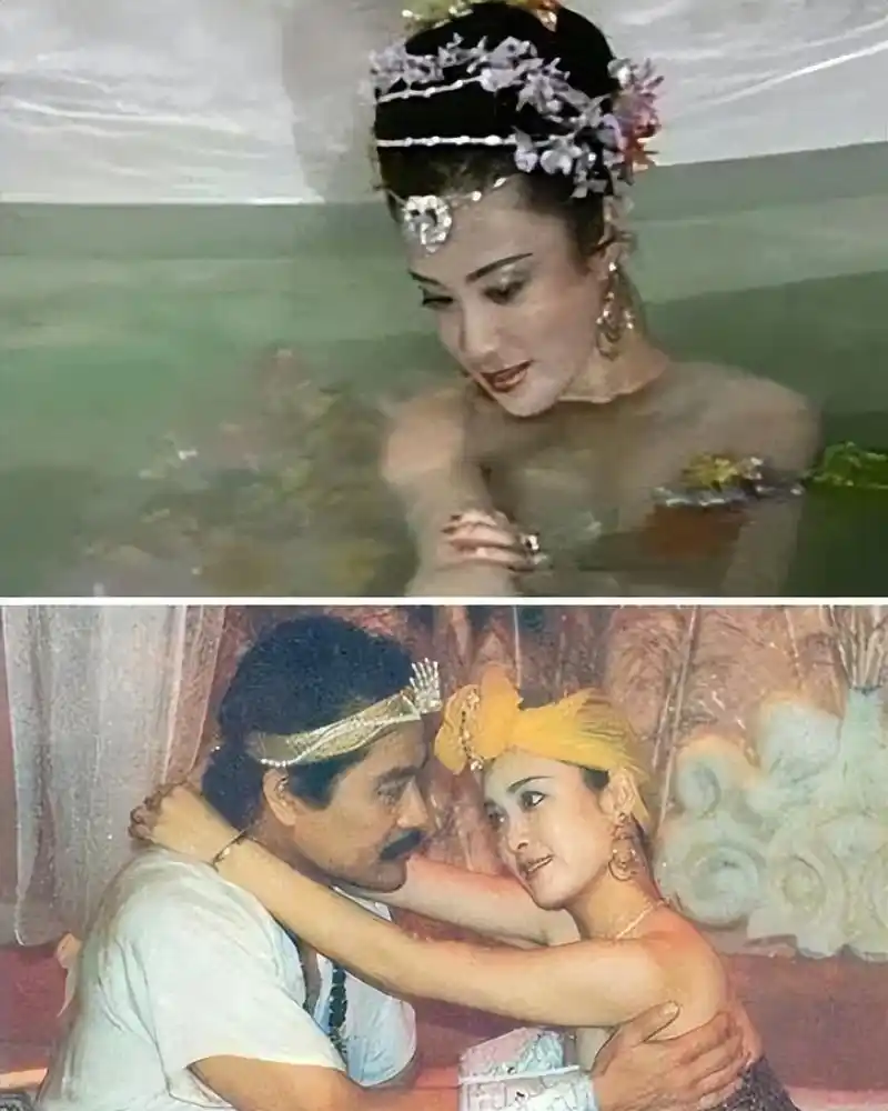 傅艺伟的沐浴戏份真的是十分的养眼,在泳池戏水的她既妩媚又透露着