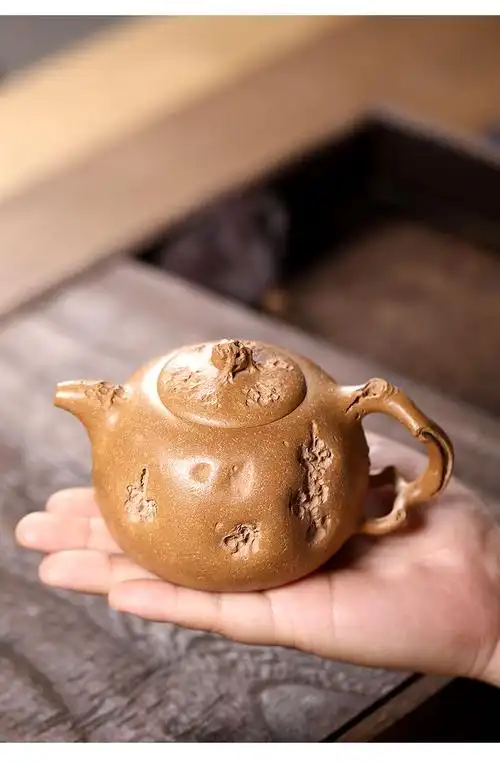 茶壶陈真全手工原矿段泥供春金蟾精品家用创意功夫茶具礼品宜兴紫砂壶