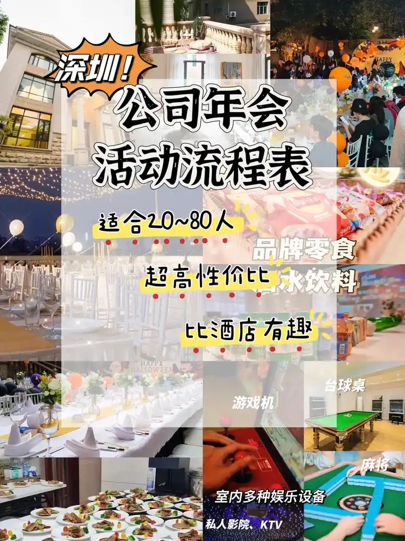 冬季新团建方案深圳别墅轰趴嗨翻全场60.