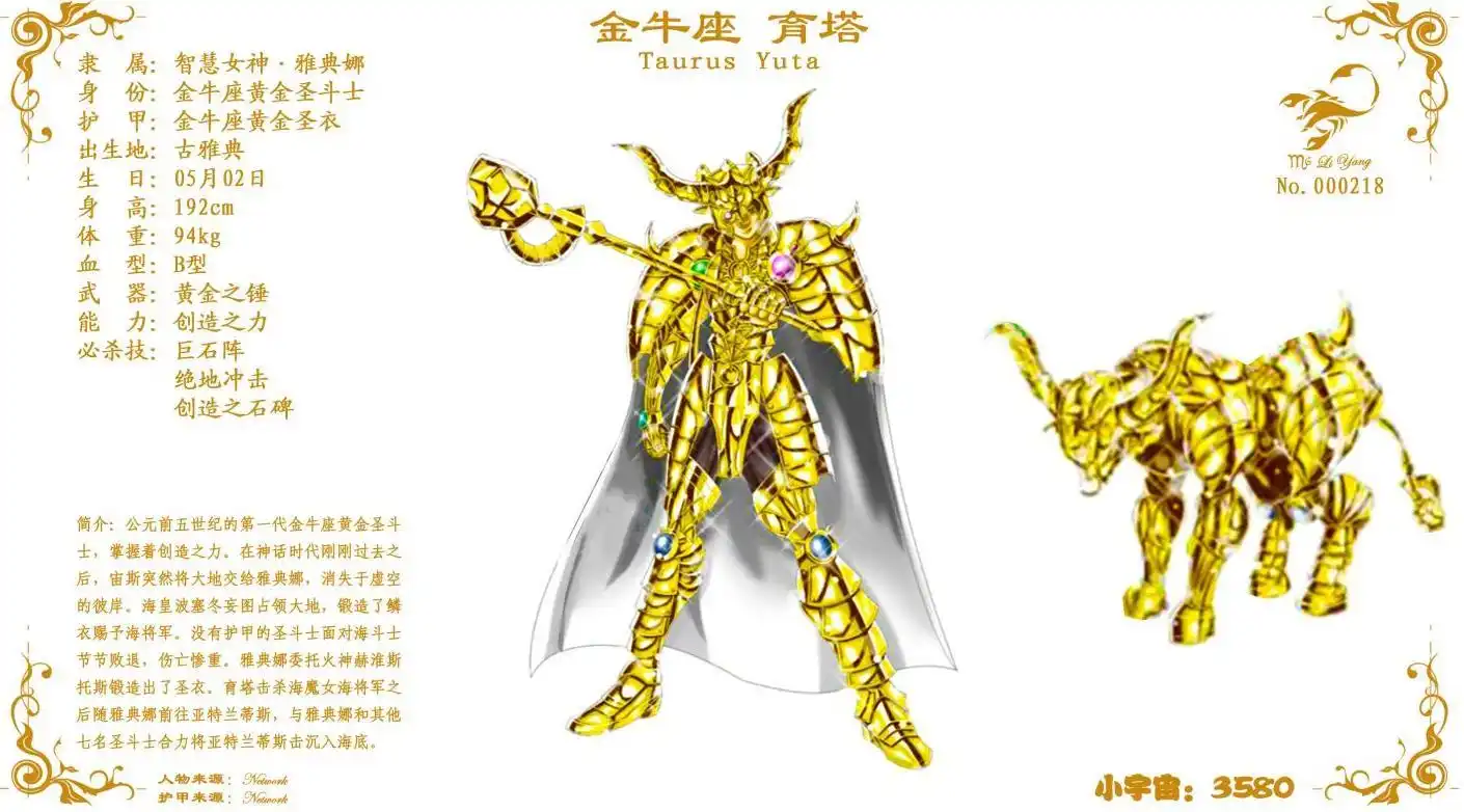 《圣斗士星矢》公元五世纪初代最强十三位"黄金圣斗士"大集结!