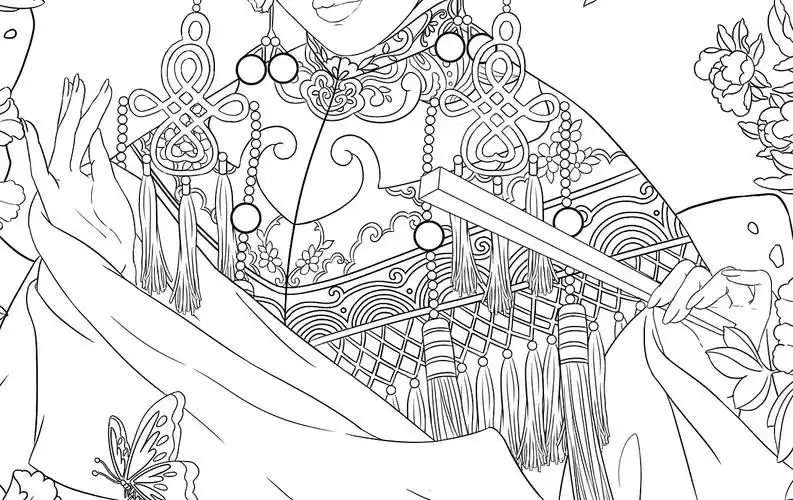 国潮插画——贵妃醉酒|插画|商业插画|雀归 - 原创作品 - 站酷 (zcool