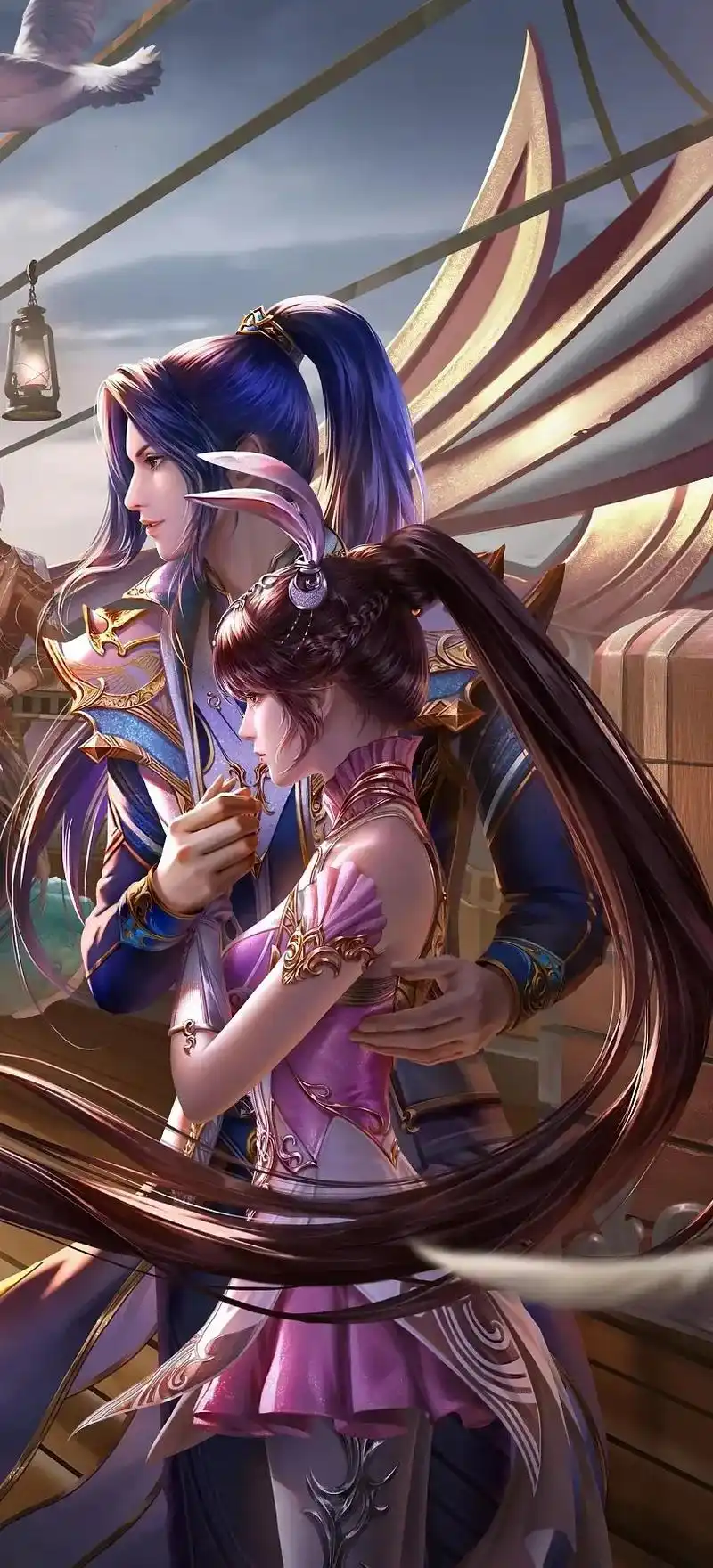 送你一张壁纸 #高清壁纸 #唐三 #小舞 - 抖音