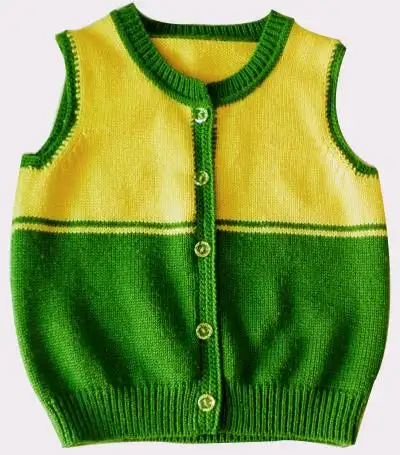 儿童编织背心