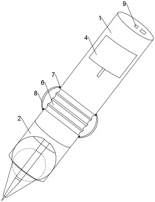 cn108621425b_一种多角度喷头的便携式3d打印笔
