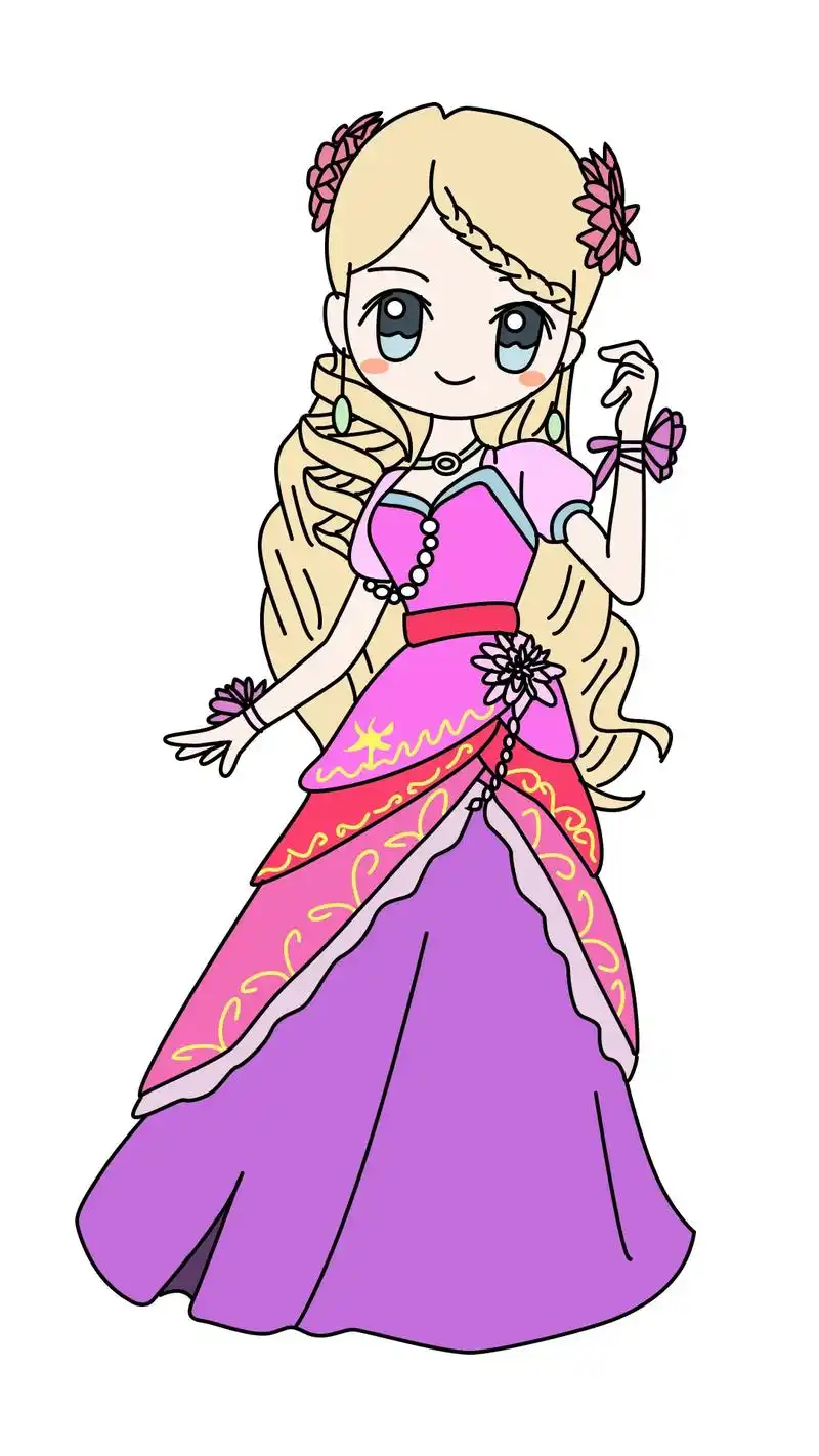 教你怎么画叶罗丽精灵梦公主简笔画.#叶罗丽精灵梦 #亲子简笔 - 抖音