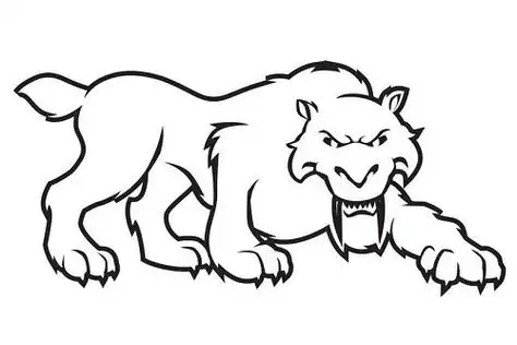 一组霸气可爱老虎简笔画图片大全新年2022