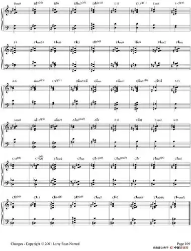 changes - 其它曲谱 - 歌谱简谱大全