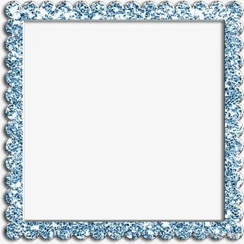 相框卡通相框 欧式花纹边框png素材透明免抠图片-装饰效果