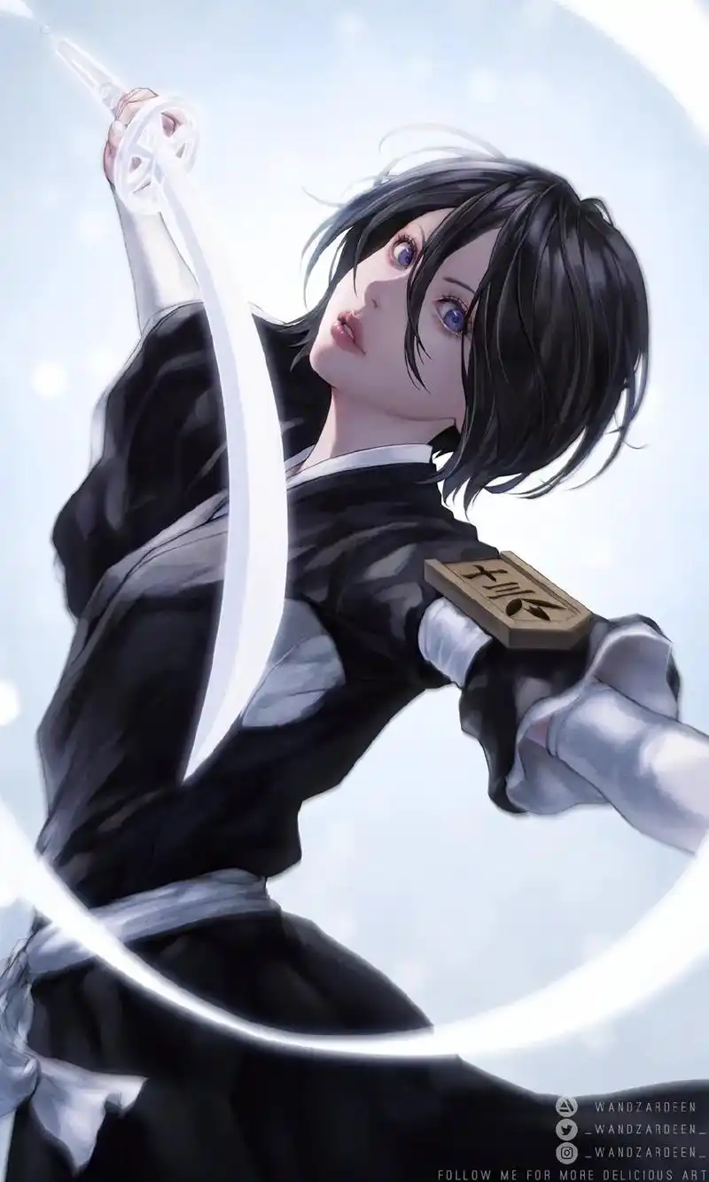 露露的同人二创.#死神bleach #女主角 #朽木露琪亚  - 抖音