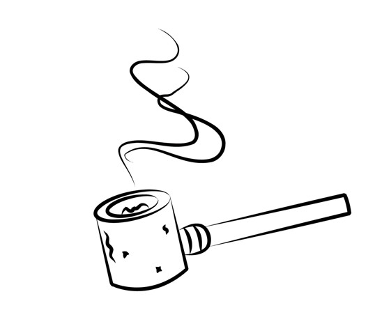 简笔画烟斗