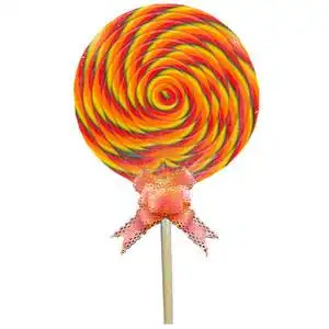 200克超大棒棒糖12支巨型波板糖六一儿童促销糖彩虹糖功夫棒棒糖