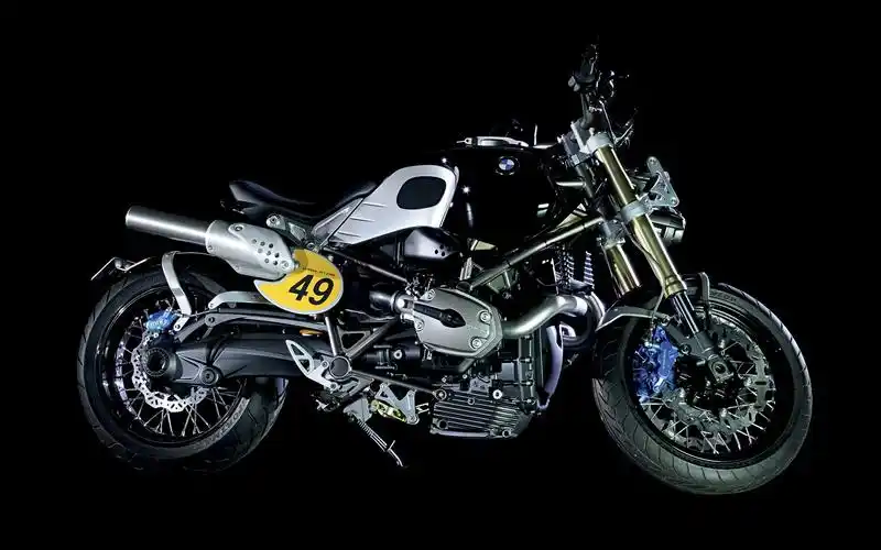 黑灰色概念摩托车,高清图片,电脑桌面-壁纸族